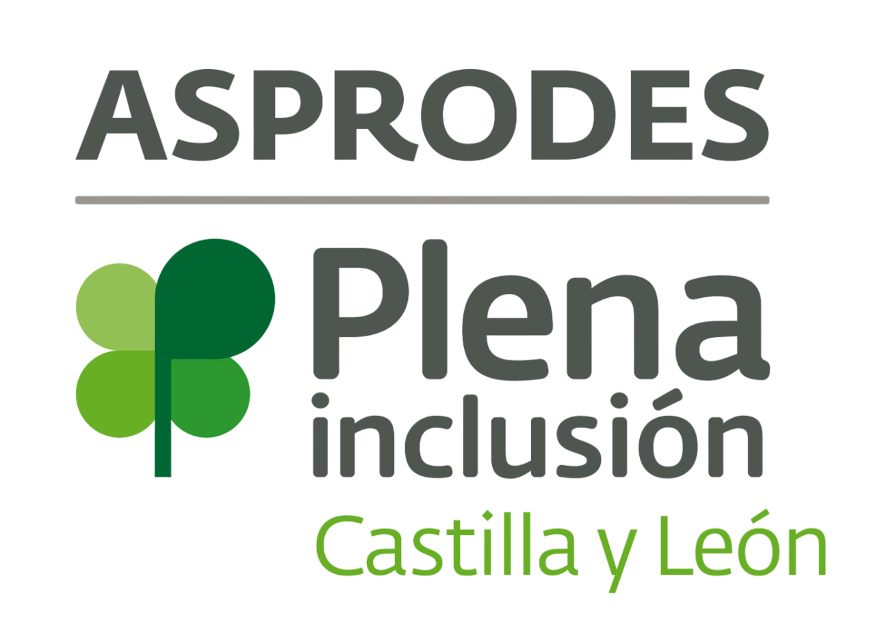 Logotipo ASPRODES, Plena inclusión, Castilla y León